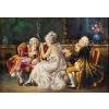 Paire de tableaux Espagnols - Juan Pablo SALINAS (1871-1946)