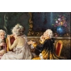 Paire de tableaux Espagnols - Juan Pablo SALINAS (1871-1946)