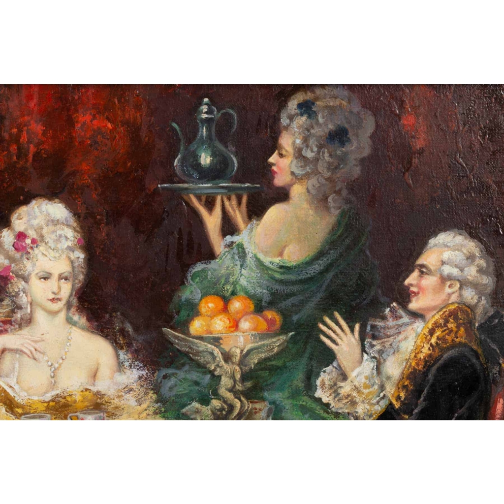 Paire de tableaux Espagnols - Juan Pablo SALINAS (1871-1946)