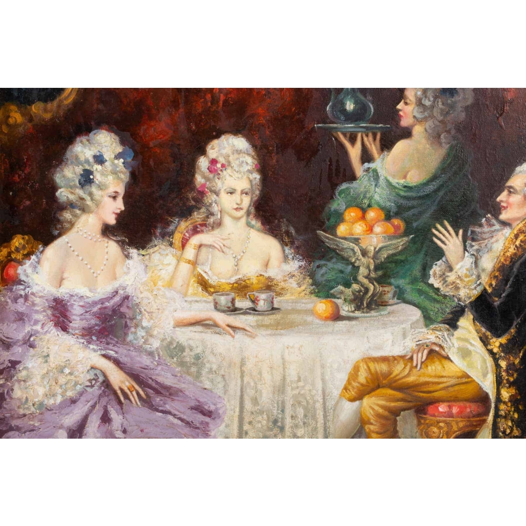 Paire de tableaux Espagnols - Juan Pablo SALINAS (1871-1946)