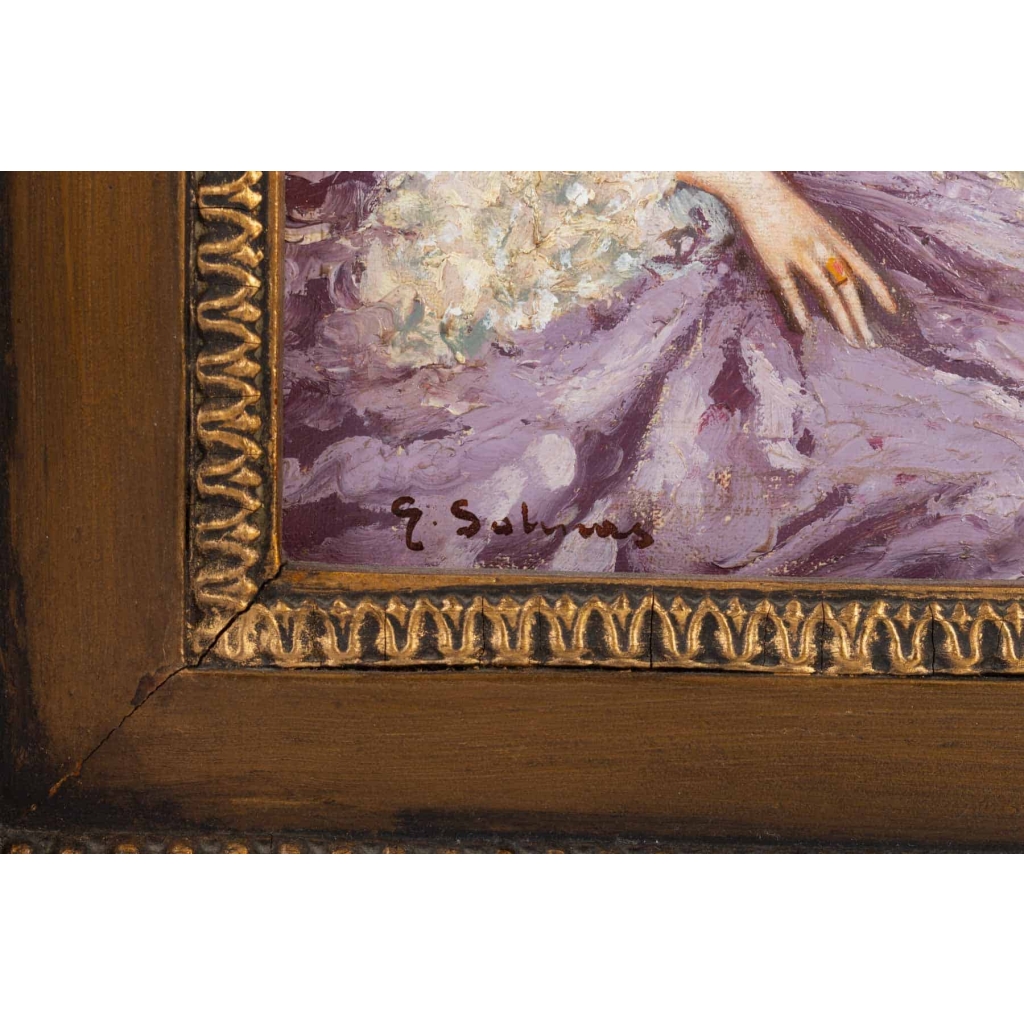 Paire de tableaux Espagnols - Juan Pablo SALINAS (1871-1946)