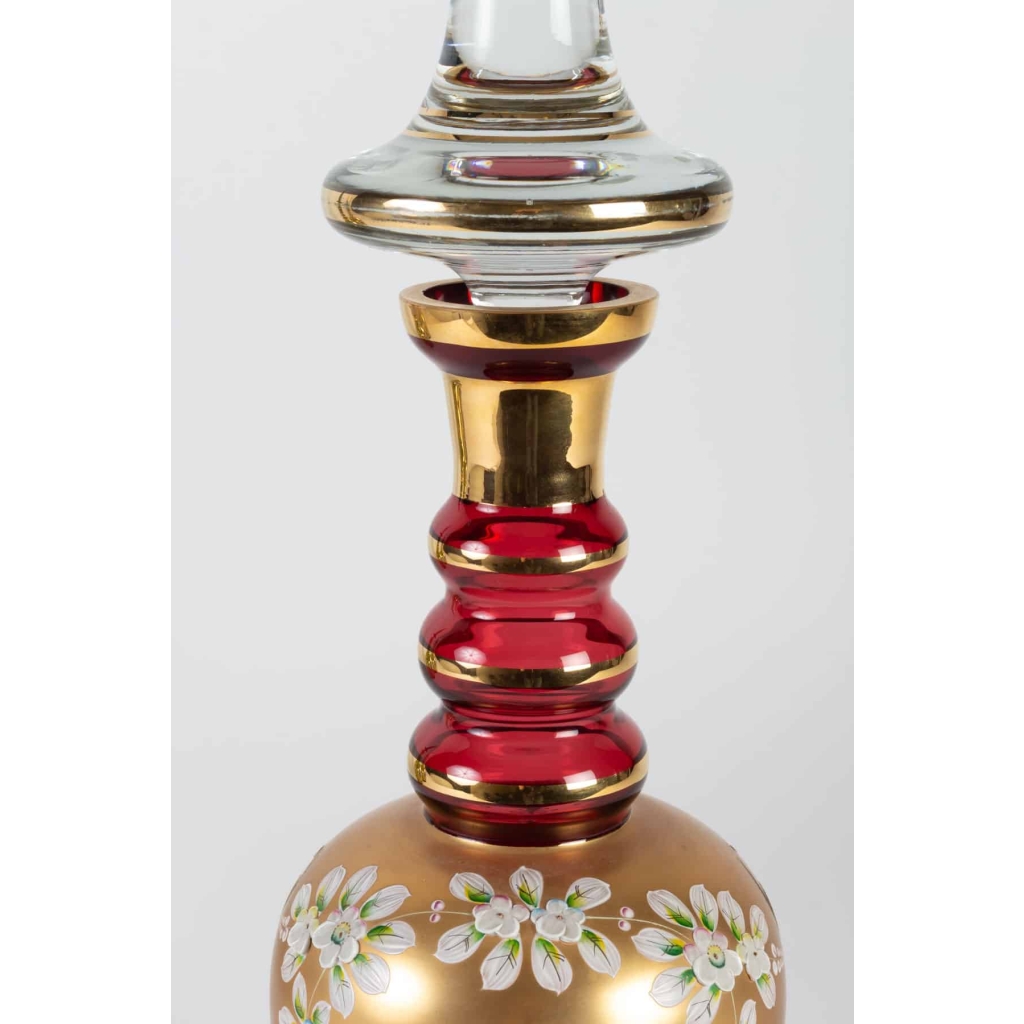 Carafe en verre de Bohême XIXème | Biron Carafe en verre de Bohême XIXème