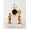 Pas de Deux-Pendule à figures de Chérubins dansant.XIXe, Style Louis XVI.