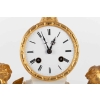 Pas de Deux-Pendule à figures de Chérubins dansant.XIXe, Style Louis XVI.