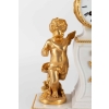 Pas de Deux-Pendule à figures de Chérubins dansant.XIXe, Style Louis XVI.
