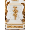 Pas de Deux-Pendule à figures de Chérubins dansant.XIXe, Style Louis XVI.