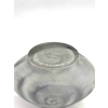 Flacon "Amphitrite" verre blanc patiné bleu-gris de René Lalique