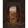 Tableau Attaque du château de Hougoumont (Bataille de Waterloo)
