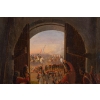 Tableau Attaque du château de Hougoumont (Bataille de Waterloo)