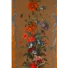 Paravent à 7 feuilles en toile peinte, style Rocaille. Début XIX ème. | Biron Paravent à 7 feuilles en toile peinte, style Rocaille. Début XIX ème.