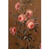 Paravent à 7 feuilles en toile peinte, style Rocaille. Début XIX ème. | Biron Paravent à 7 feuilles en toile peinte, style Rocaille. Début XIX ème.