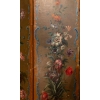 Paravent à 7 feuilles en toile peinte, style Rocaille. Début XIX ème. | Biron Paravent à 7 feuilles en toile peinte, style Rocaille. Début XIX ème.