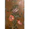 Paravent à 7 feuilles en toile peinte, style Rocaille. Début XIX ème. | Biron Paravent à 7 feuilles en toile peinte, style Rocaille. Début XIX ème.