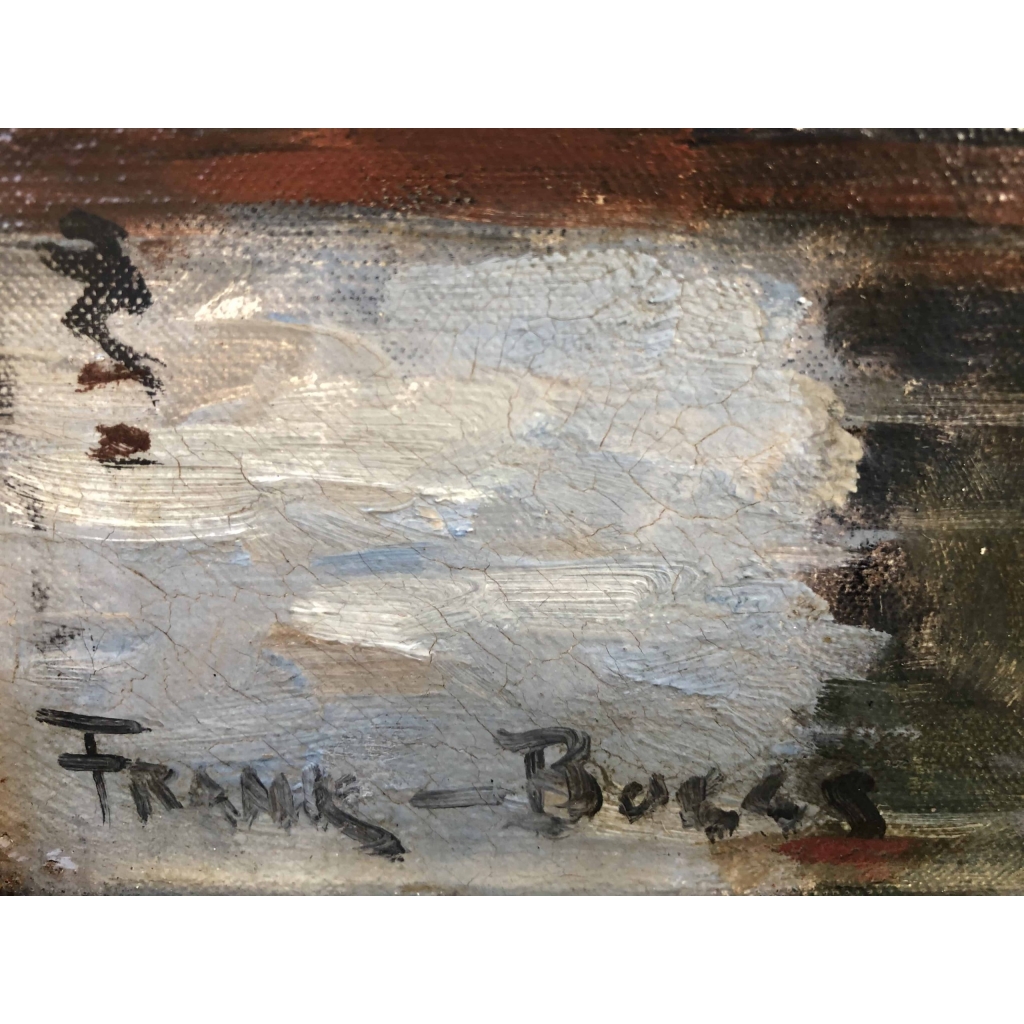 FRANK BOGGS Ecole Américaine Paris Notre Dame et La Seine Huile sur toile signée Certificat d’authenticité | Biron FRANK BOGGS Ecole Américaine Paris Notre Dame et La Seine Huile sur toile signée