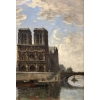 FRANK BOGGS Ecole Américaine Paris Notre Dame et La Seine Huile sur toile signée Certificat d’authenticité | Biron FRANK BOGGS Ecole Américaine Paris Notre Dame et La Seine Huile sur toile signée