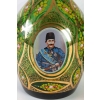 Paire de carafe de Bohême en verre émaillé | Biron Paire de carafe de Bohême en verre émaillé