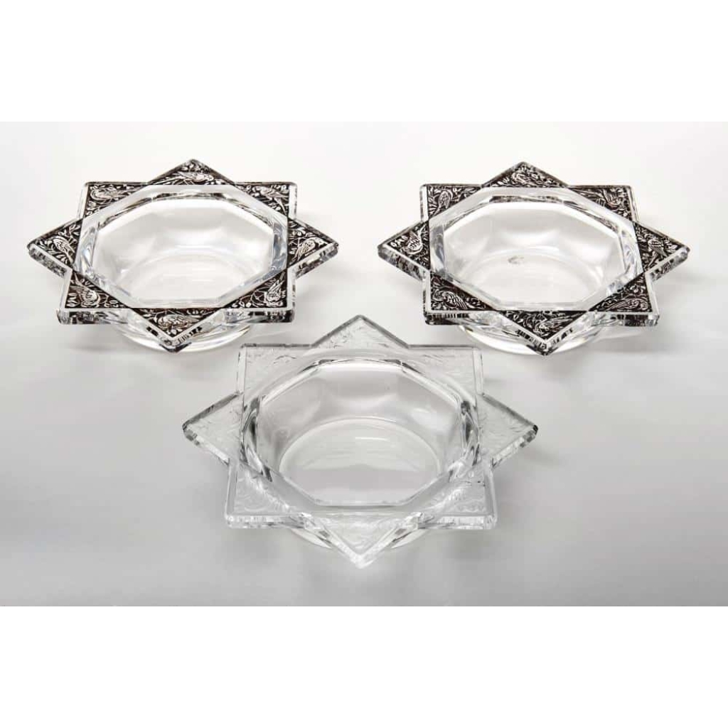 Lalique :Cendrier « Fauvettes » | Biron Lalique :Cendrier "Fauvettes"