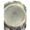Vase « Sauterelles » verre blanc patiné bleu et vert de René LALIQUE