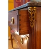 Commode d'époque Louis XVI en acajou.