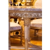 Table de style Louis XVI dessus de marbre rose fin 19e siècle | Biron Table de style Louis XVI dessus de marbre rose fin 19e siècle