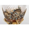 Vase en bronze doré et cristal Napoléon III 19e siècle