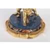 Vase en bronze doré et cristal Napoléon III 19e siècle