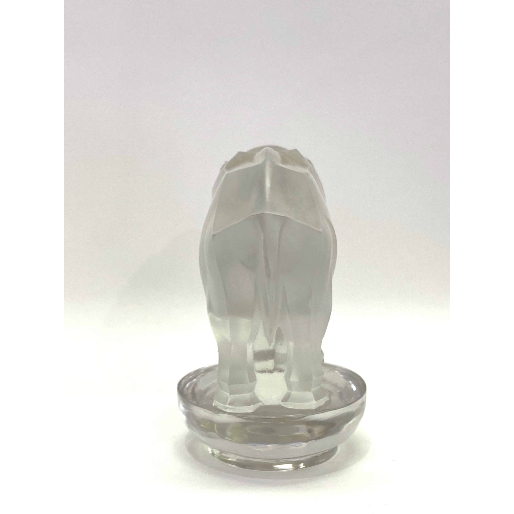 Presse-Papiers « Toby Eléphant » verre blanc de René LALIQUE