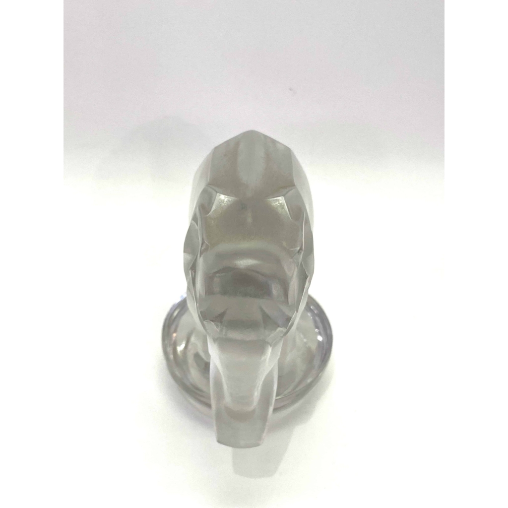 Presse-Papiers « Toby Eléphant » verre blanc de René LALIQUE