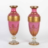 Paire de vases en opaline Napoléon III 19e siècle | Biron ||||||||||