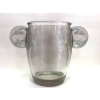 Vase « Yvelines » verre blanc patiné bleu de René LALIQUE | Biron ||||||