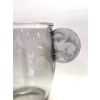 Vase « Yvelines » verre blanc patiné bleu de René LALIQUE | Biron Vase « Yvelines » verre blanc patiné bleu de René LALIQUE