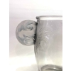 Vase « Yvelines » verre blanc patiné bleu de René LALIQUE | Biron Vase « Yvelines » verre blanc patiné bleu de René LALIQUE