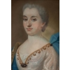 Pastel 18e siècle portrait de Renée de Damian Vinsargues