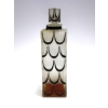 Flacon "Skyscraper" verre blanc émaillé noir de René Lalique