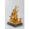Sculpture en bronze doré signée Raingo Frères | Biron Sculpture en bronze doré signée Raingo Frères