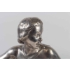 Sculpture en bronze argenté de Auguste Guénot | Biron Sculpture en bronze argenté de Auguste Guénot