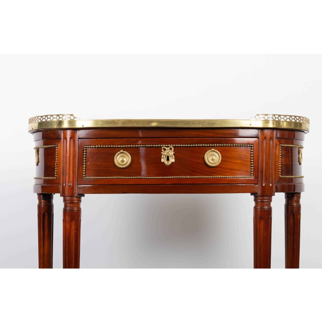 Console Louis XVI en acajou estampille de JL CAUMONT | Biron Console Louis XVI en acajou estampille de JL CAUMONT