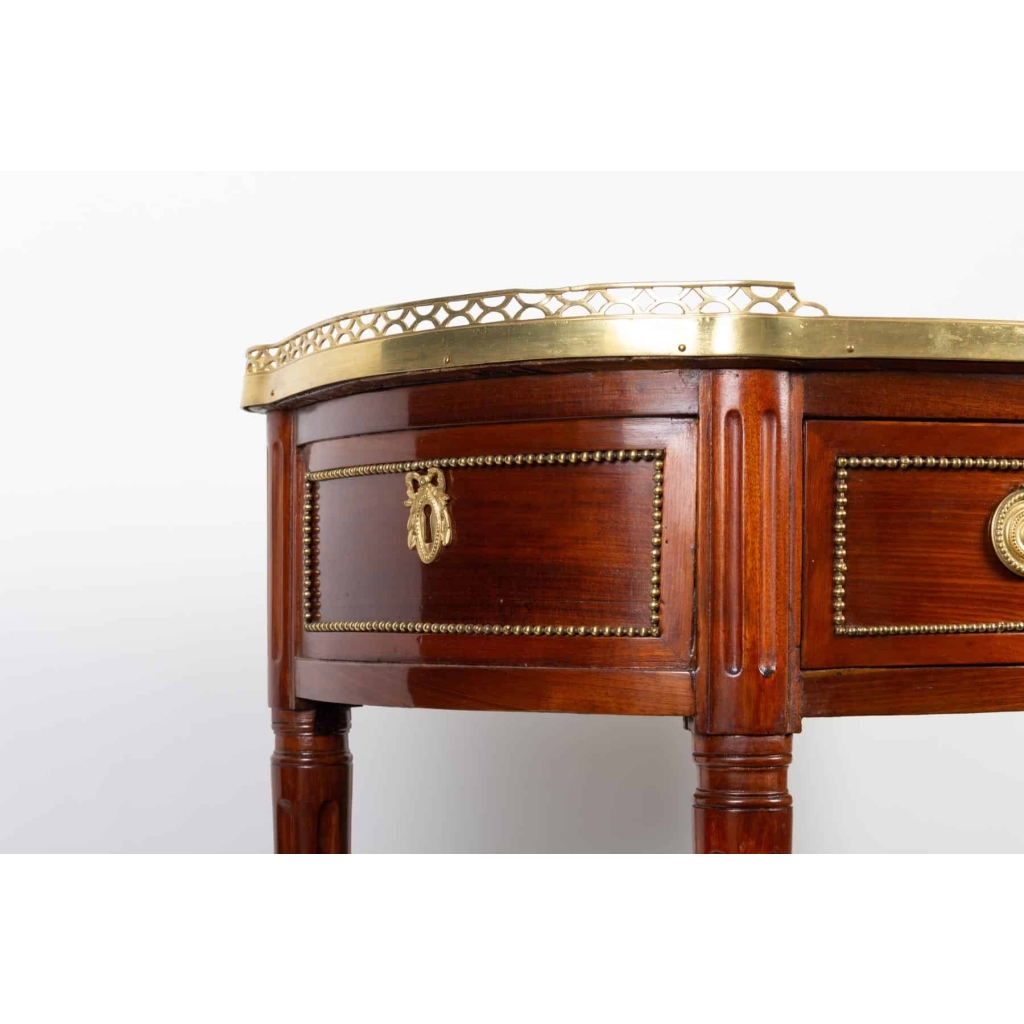 Console Louis XVI en acajou estampille de JL CAUMONT | Biron Console Louis XVI en acajou estampille de JL CAUMONT