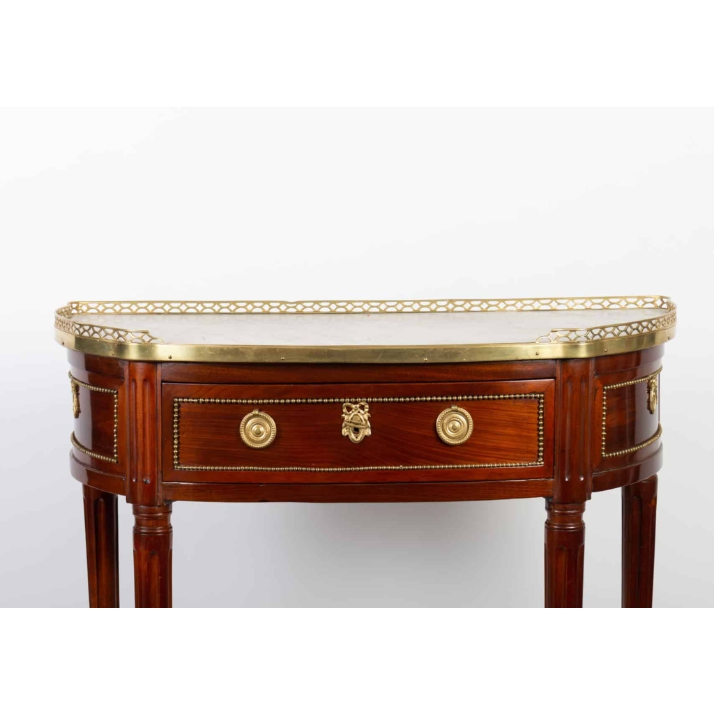 Console Louis XVI en acajou estampille de JL CAUMONT | Biron Console Louis XVI en acajou estampille de JL CAUMONT