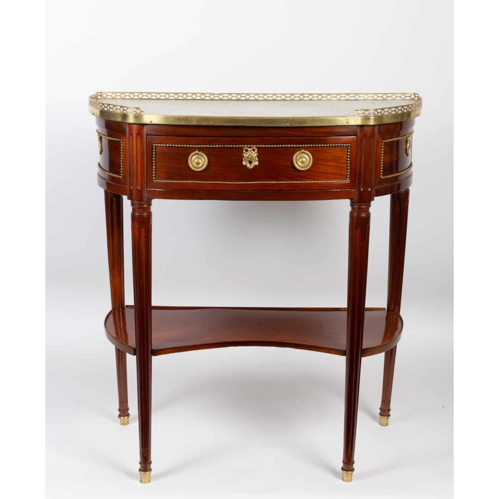 Console Louis XVI en acajou estampille de JL CAUMONT | Biron Console Louis XVI en acajou estampille de JL CAUMONT