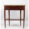 Console Louis XVI en acajou estampille de JL CAUMONT | Biron Console Louis XVI en acajou estampille de JL CAUMONT