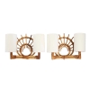 Paire d’appliques Louis Sognot 1950 | Biron |||||