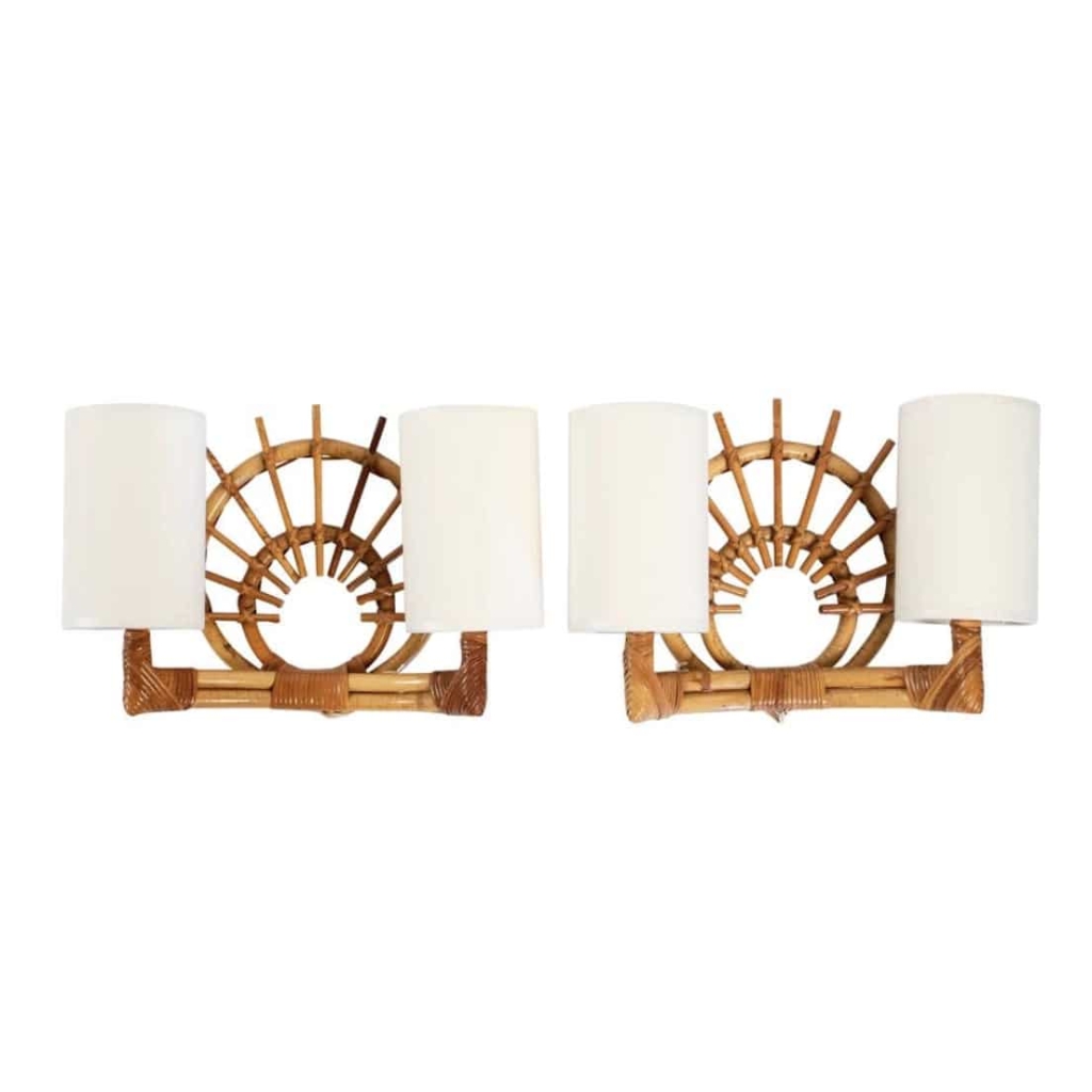 Paire d’appliques Louis Sognot 1950 | Biron |||||