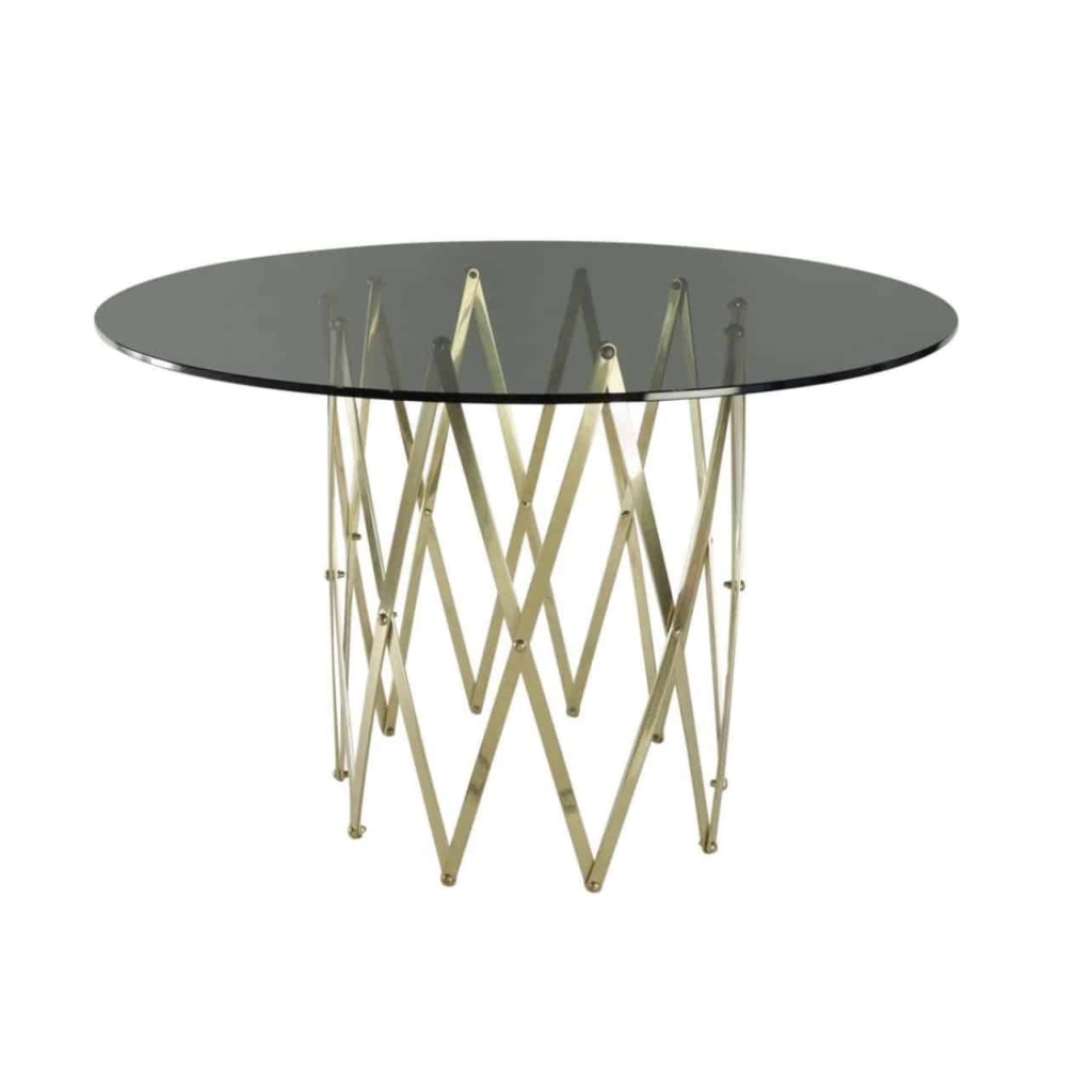 Table ou grand guéridon Maison Honoré 1960. | Biron |||||