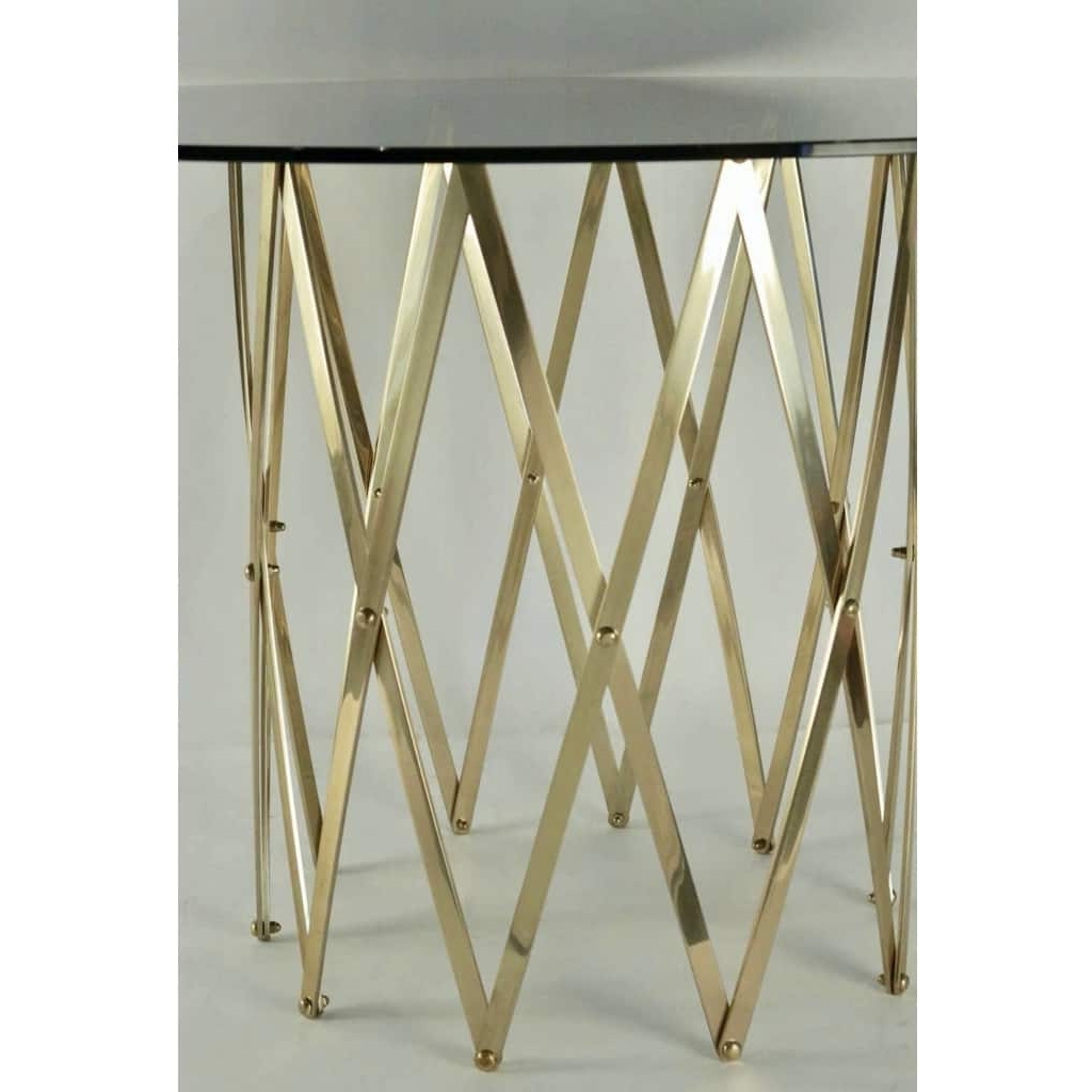 Table ou grand guéridon Maison Honoré 1960. | Biron Table ou grand guéridon Maison Honoré 1960.