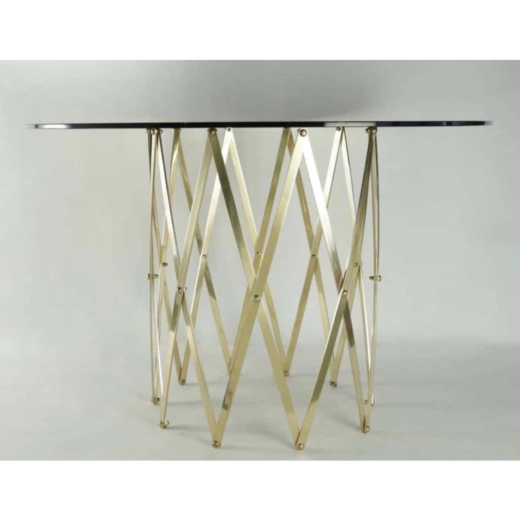 Table ou grand guéridon Maison Honoré 1960. | Biron Table ou grand guéridon Maison Honoré 1960.