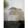 Rene Lalique Paperweight: Moineau Sur Socle Ailes Ouvertes | Biron Rene Lalique Paperweight: Moineau Sur Socle Ailes Ouvertes