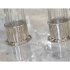 Jean E. Puiforcat Pair of Silver and Cristal Bottle | Biron Jean E. Puiforcat Pair of Silver and Cristal Bottle