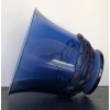 Vase "Monaco" verre bleu saphir de René LALIQUE