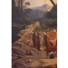Grand Paysage du sud de L'Italie, Par Alphonse Reimers 1878